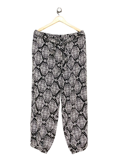 SHEIN Black Plazo For Women XXL