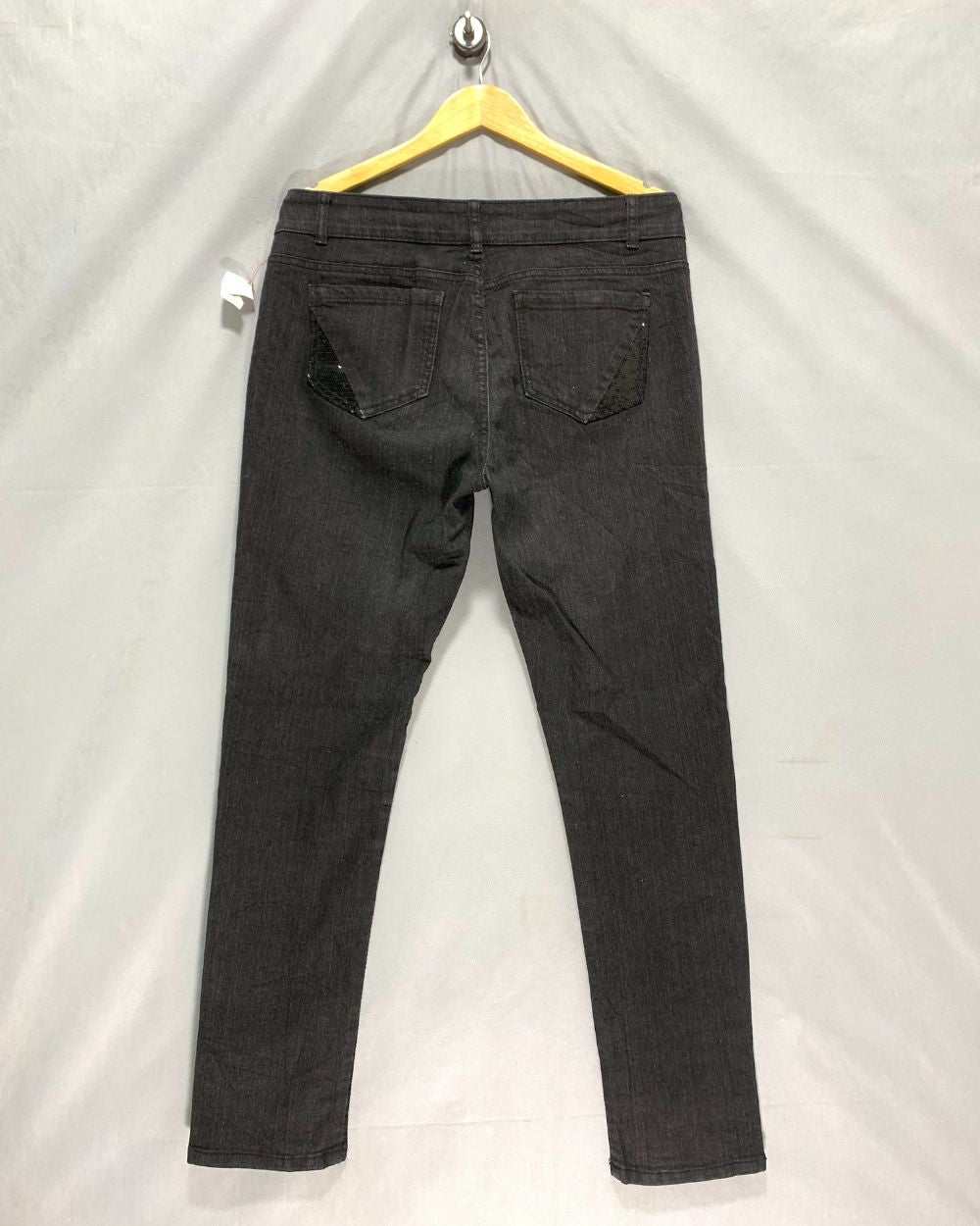 Jane Doe Black Jeans For Women XL