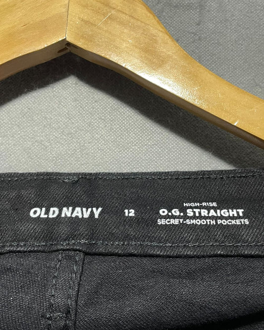 Old Navy Black Jeans For Women X Large | ThriftQueen.pk