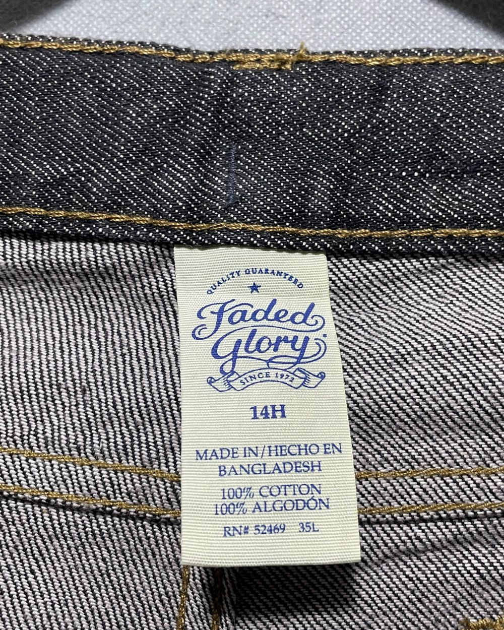 Faded Glory Gray Jeans For Women Large | ThriftQueen.pk