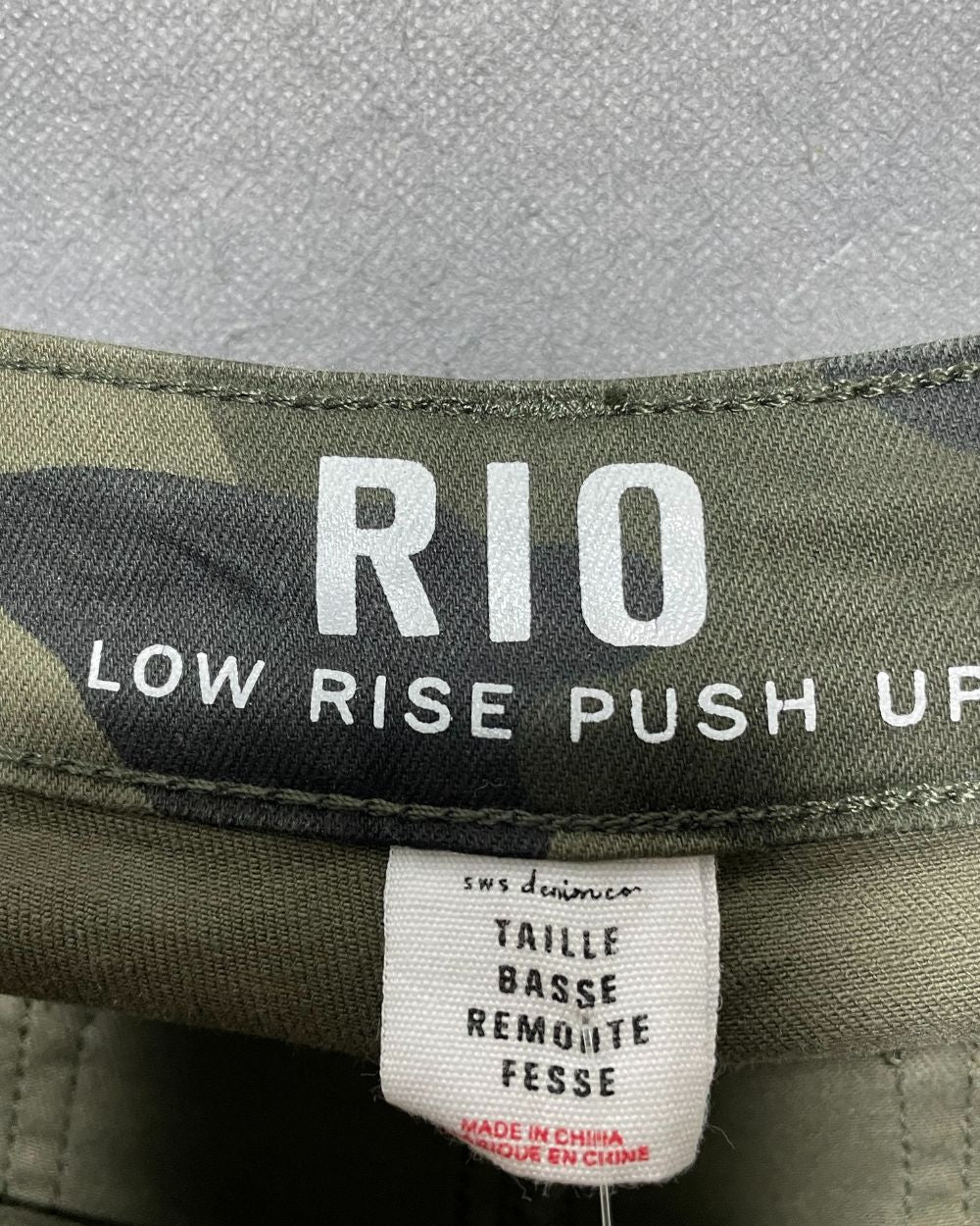 RIO Camouflage Jeans For Women M | ThriftQueen.pk