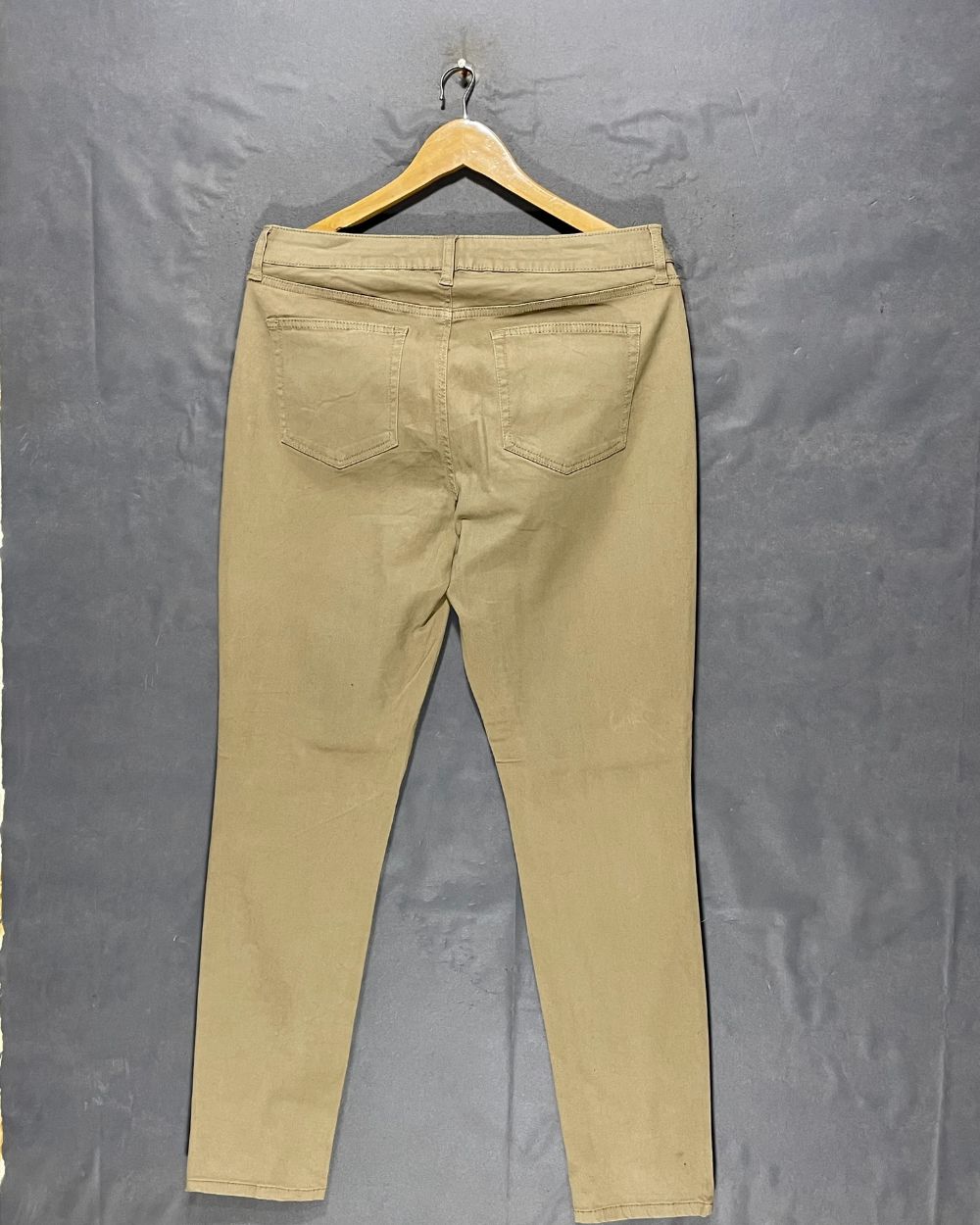 Sonoma Khaki Cotton Jeans For Women Large | ThriftQueen.pk