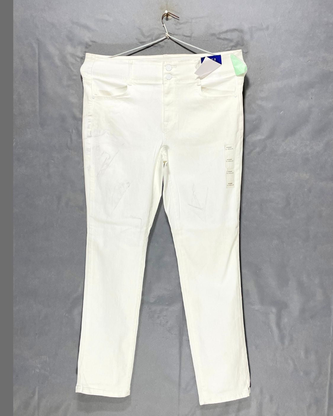 Apt.9 White Jeans For Women X Large | ThriftQueen.pk