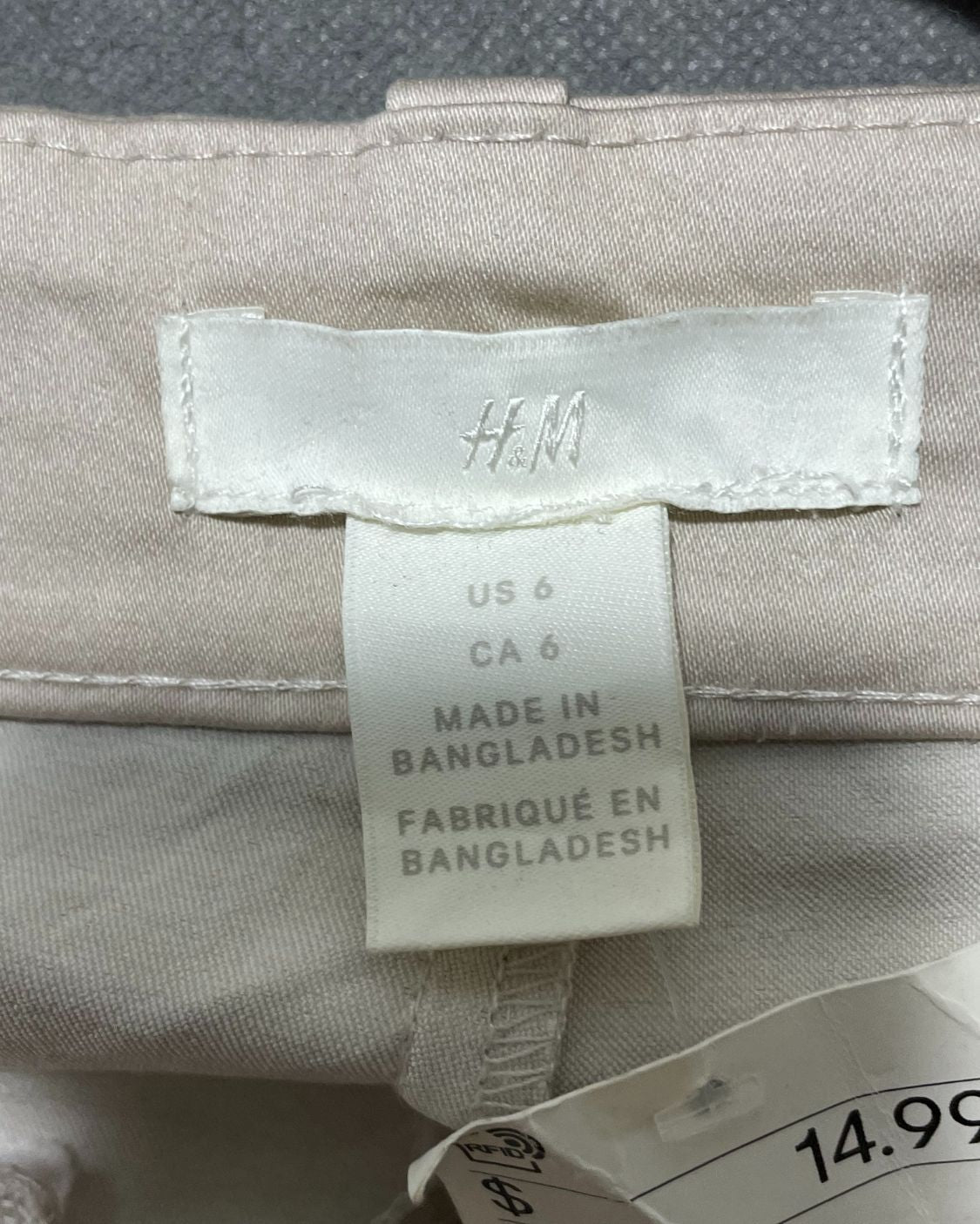 H&M Cream Cotton Jeans For Women S | ThriftQueen.pk