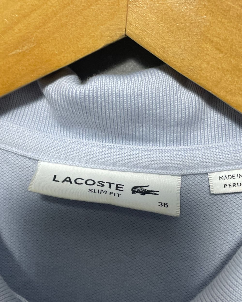 Lacoste Purple Cotton Polo T Shirt For Women M | ThriftQueen.pk