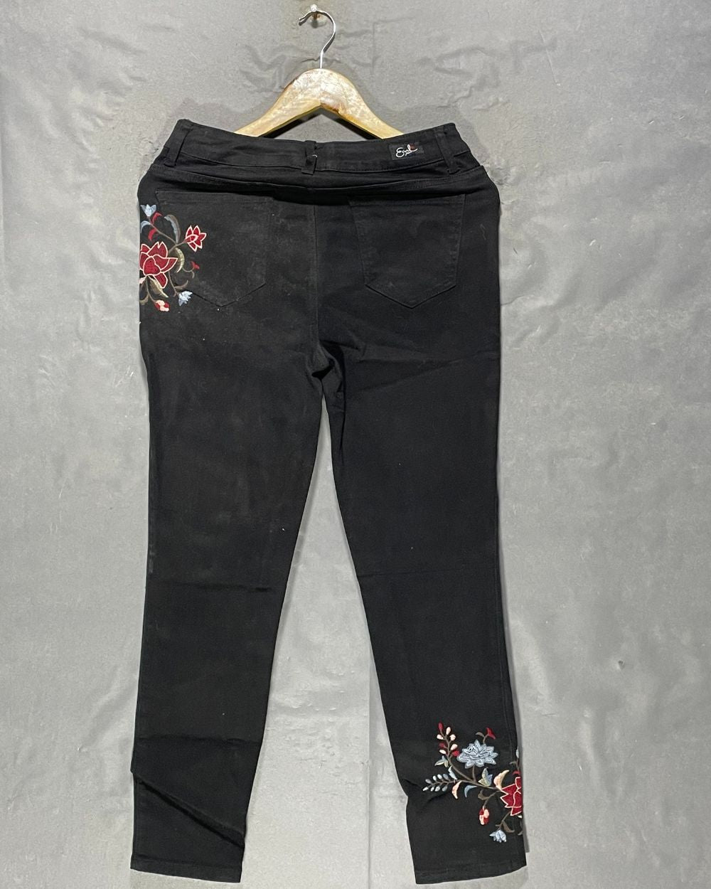 Earl Jean Black Jeans For Women L
