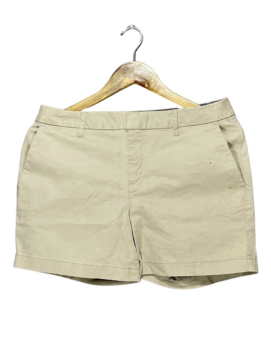 Tommy Hilfiger Khaki Jeans Short For Women Large