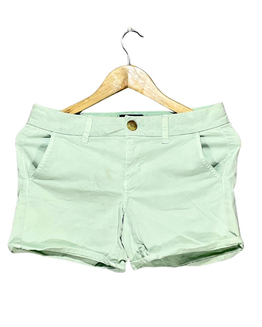 American Eagle Green Jeans Short For Women M