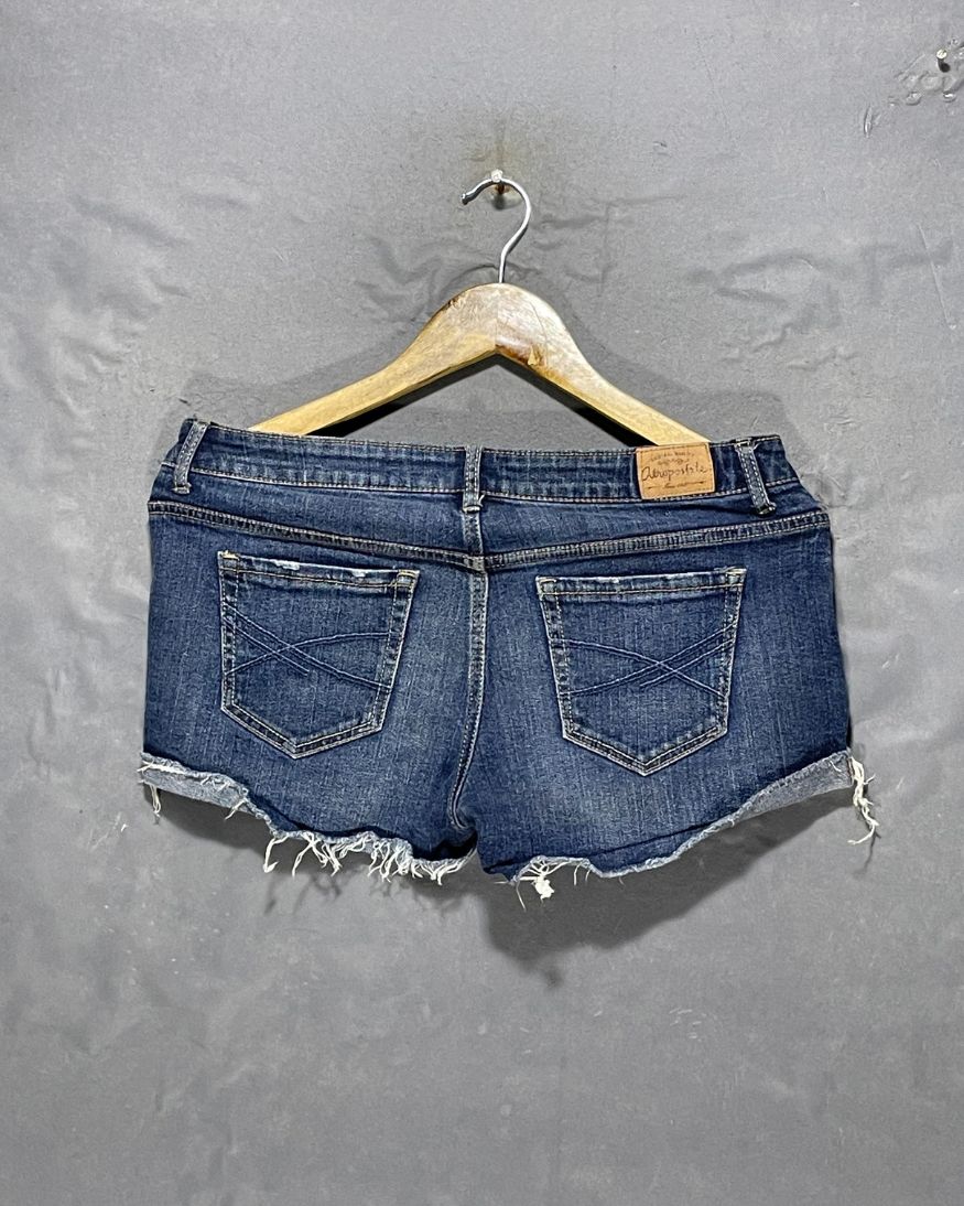 Aeropostale Blue Jeans Short For Women Large
