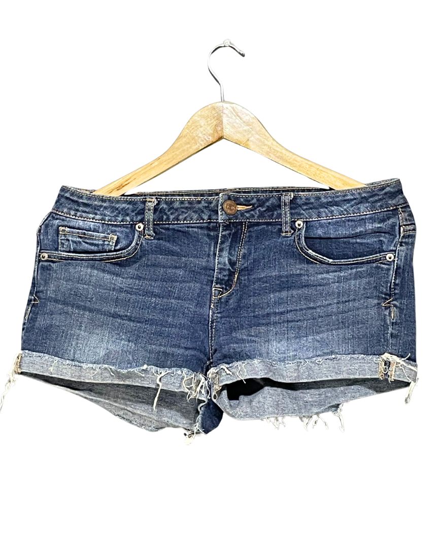 Aeropostale Blue Jeans Short For Women Large