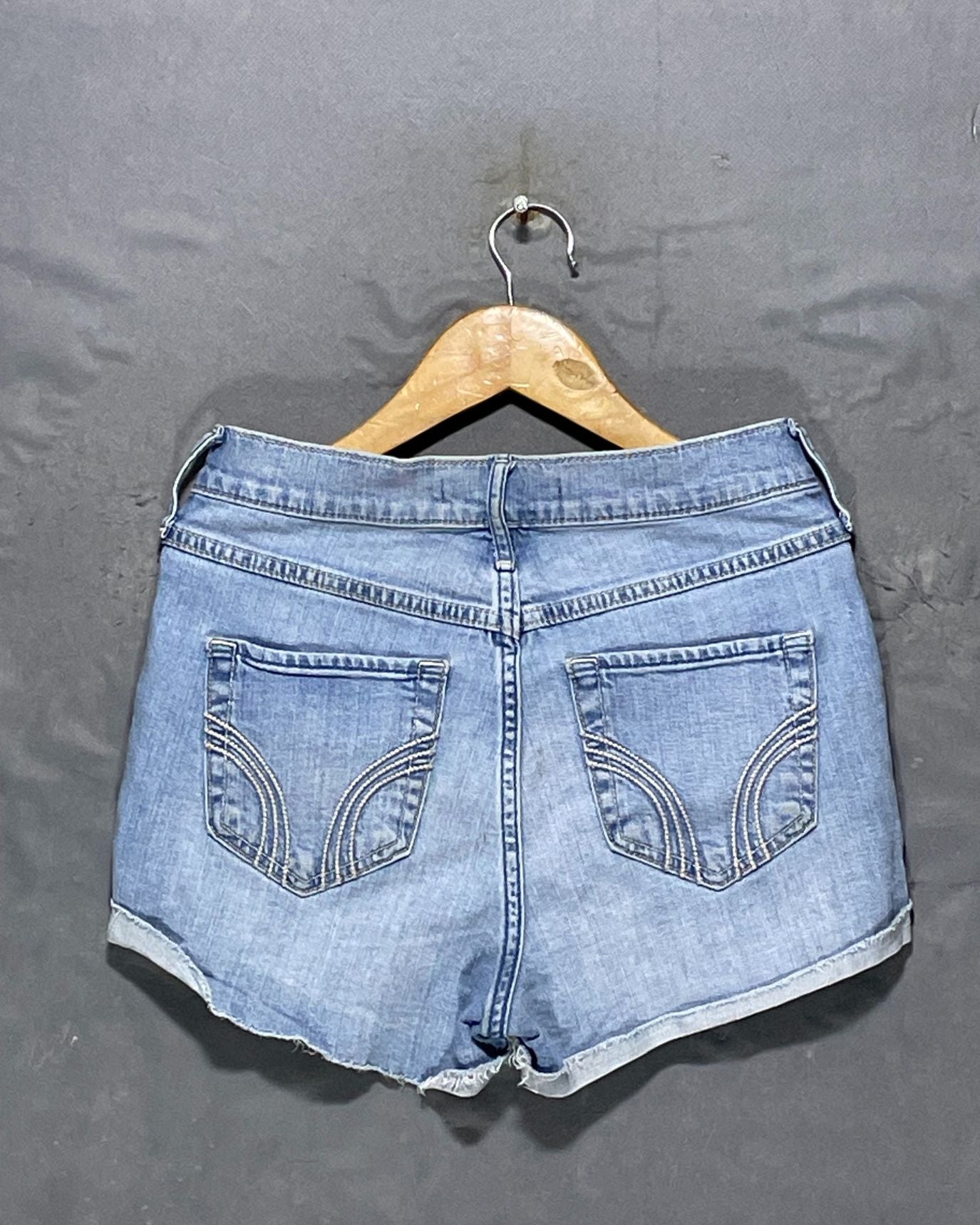 Hollister Blue Jeans Short For Women S