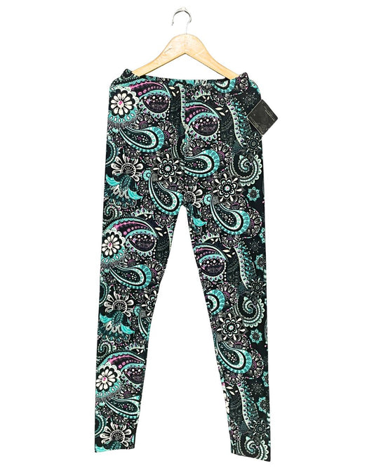 VIV Collection Black Sport Gym tights For Women L