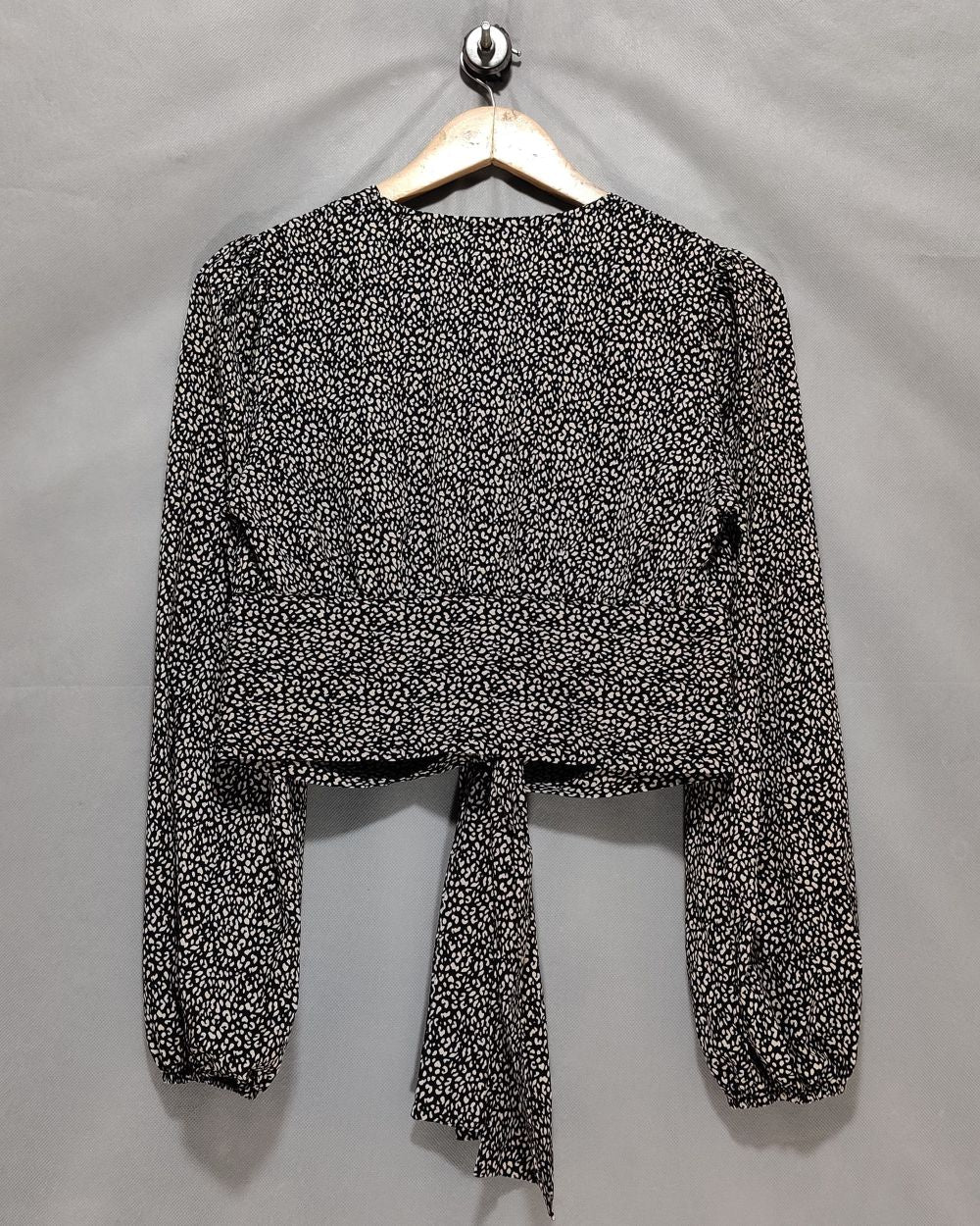 SHEIN Black Polyester For Women Crop Tops S