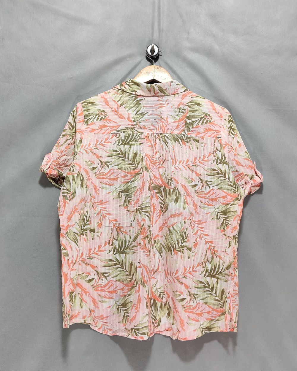 White Stag Pink Polyester For Women Top Shirt L