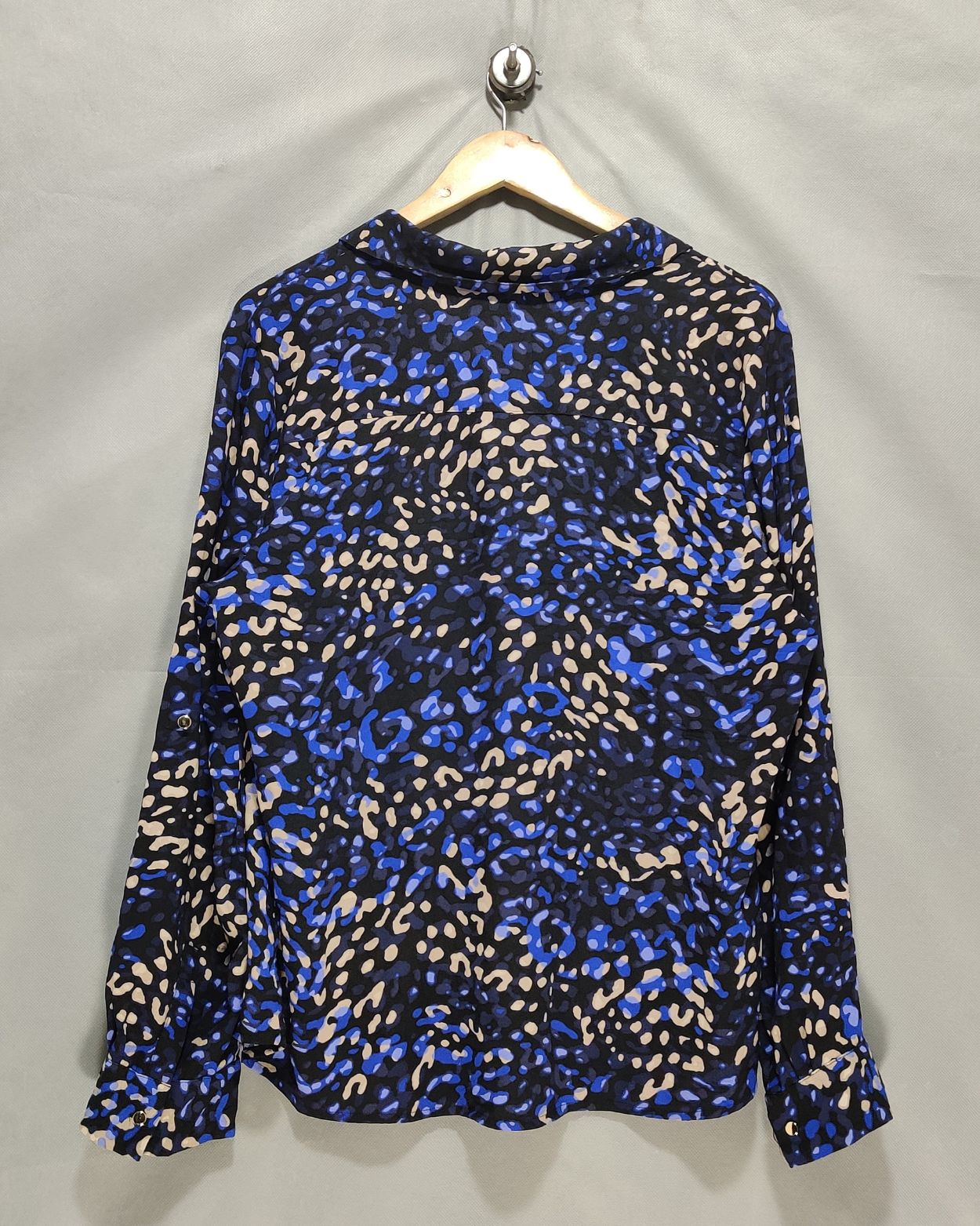 Dana Buchman Blue Cotton For Women Crop Top XL