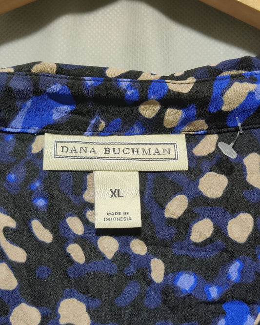 Dana Buchman Blue Cotton For Women Crop Top XL