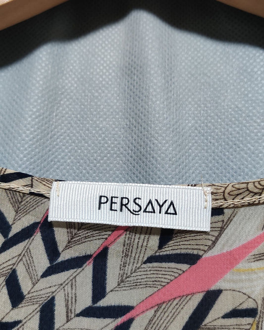 Persaya Cream Cotton For Women Crop Top M