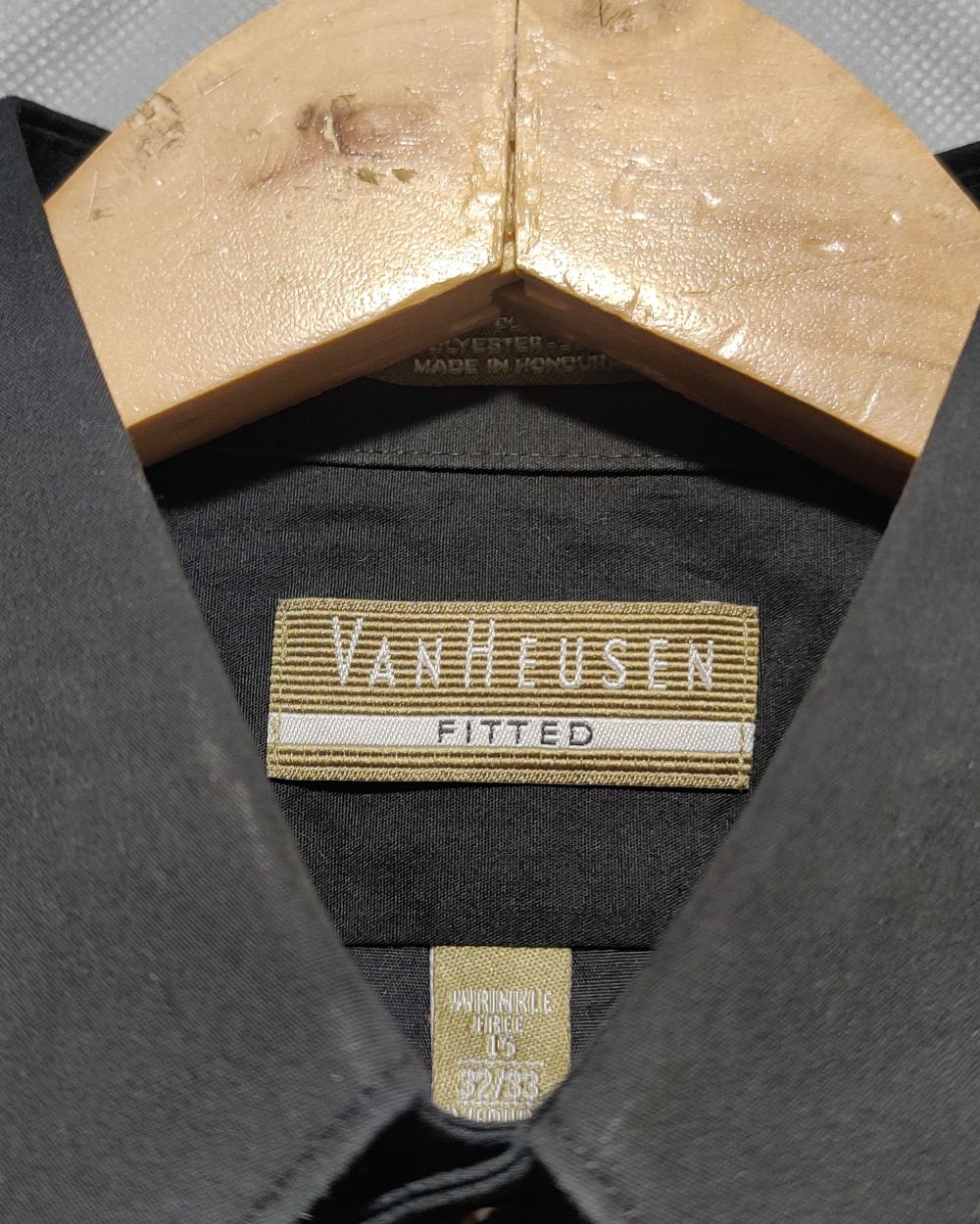 Van Heusen Black Cotton For Women Top Shirt M