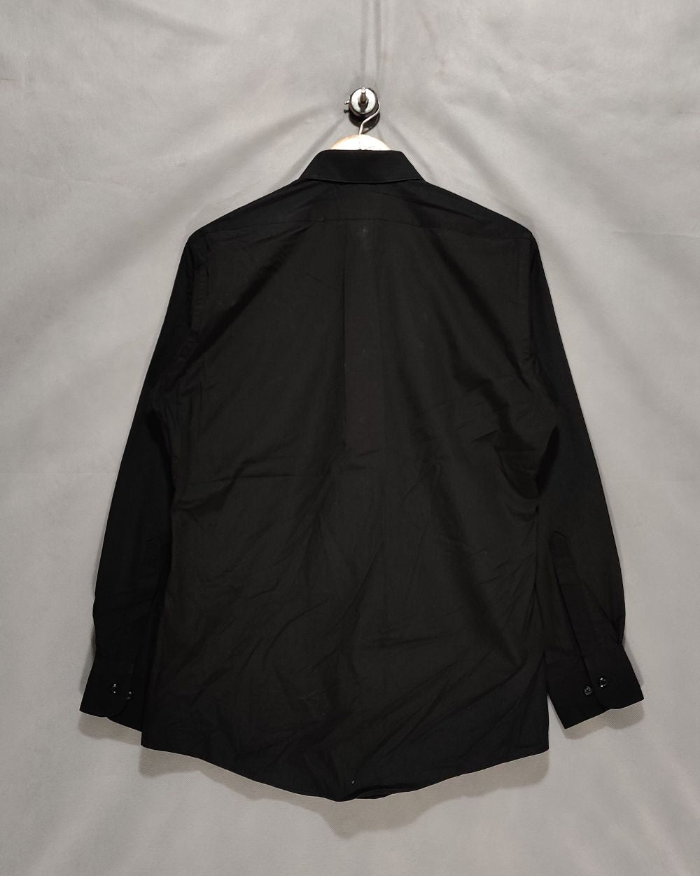 Van Heusen Black Cotton For Women Top Shirt M