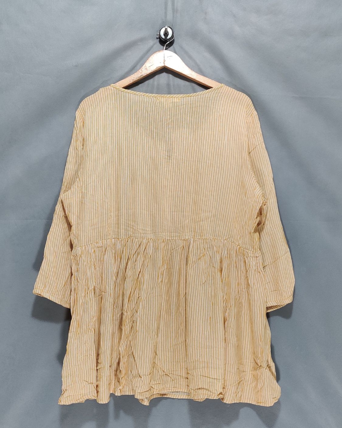 Studio West Apparel Yellow Cotton For Women Crop Top XL