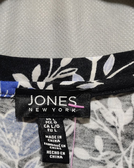 Jones New York Blue Cotton For Women Crop Top L