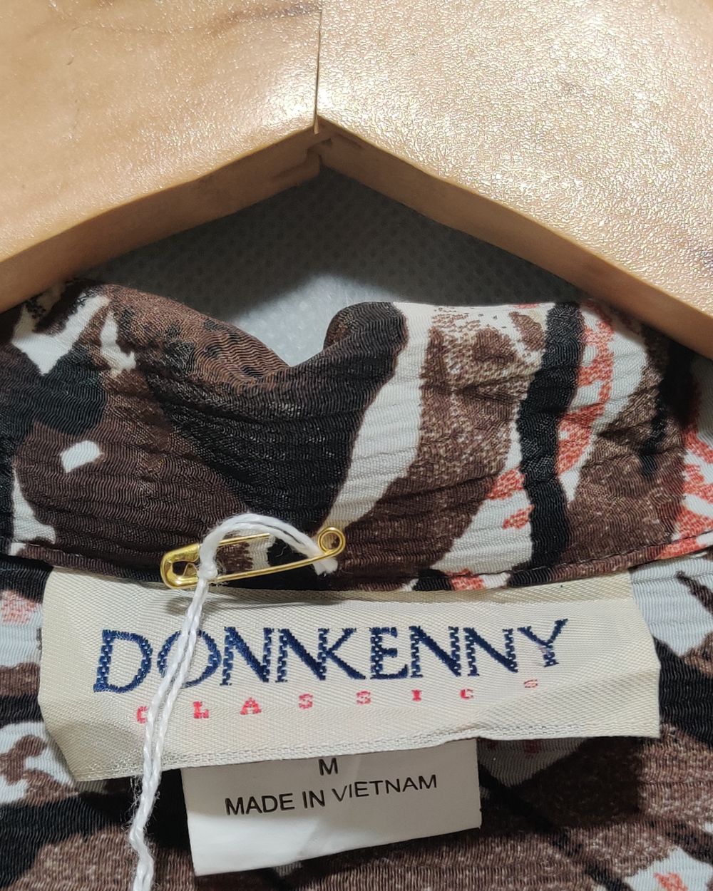 Donnkenny Brown Cotton For Women Shirt M