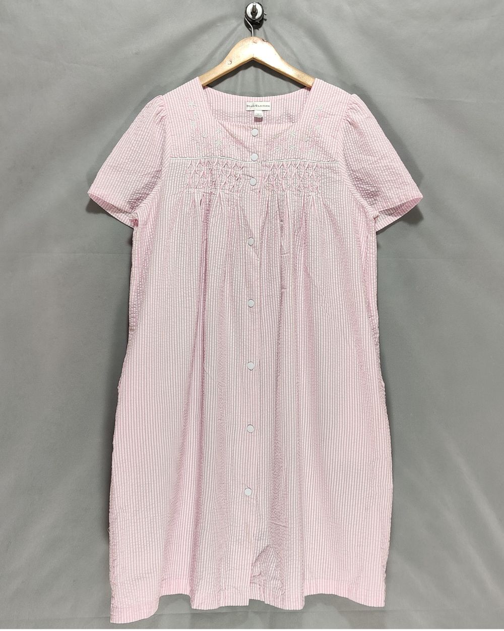 Miss Elaine Pink Cotton For Women Dresses L