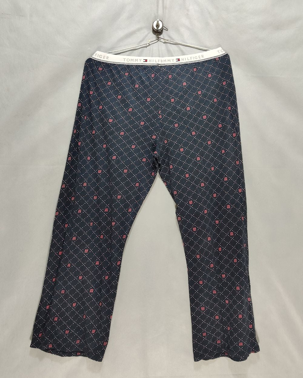 Tommy Hilfiger Blue Cotton Plazo For Women XX Large