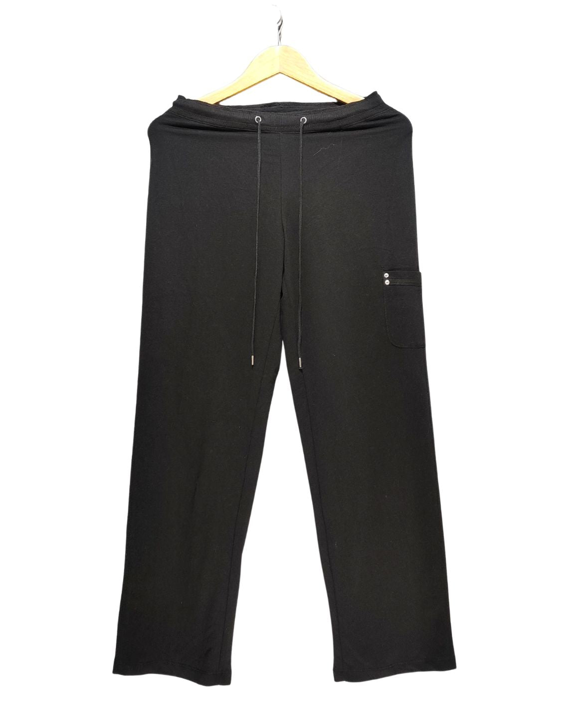 Thrift Queen White Cotton Plazo For Women X Large