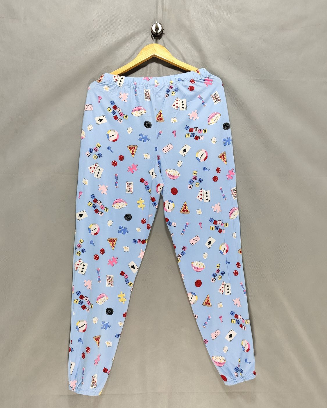 Thrift Queen Blue Cotton Plazo For Women B