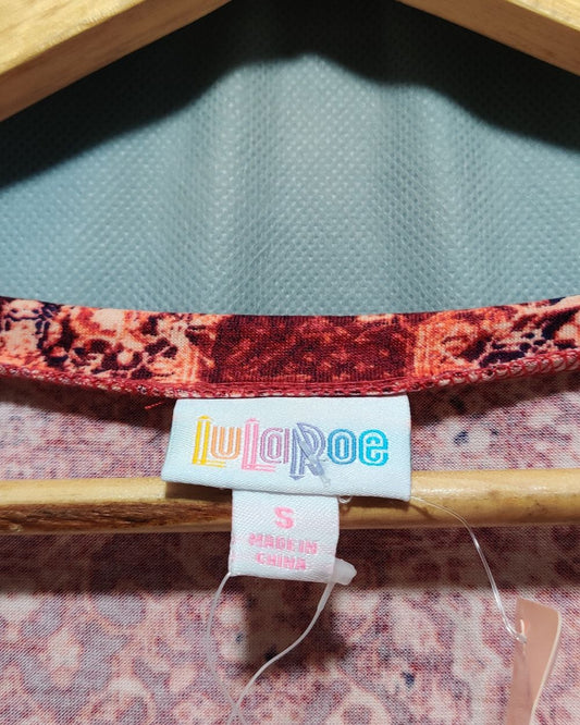 Luluroe Maroon For Women Crop Top S