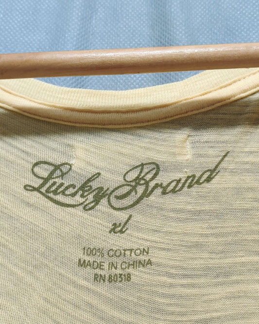 Lucky Brand Yellow For Women Crop Top XL