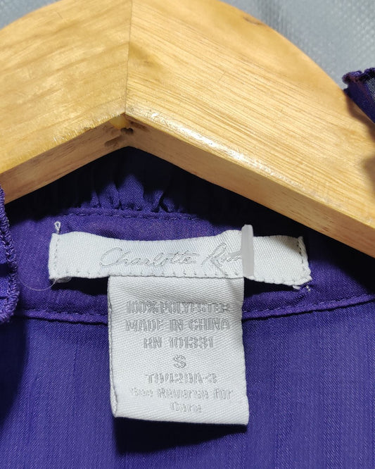 Charlotte Rare Purple For Women Crop Top S