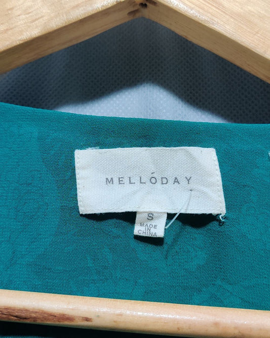 Melloday Green For Women Crop Top S