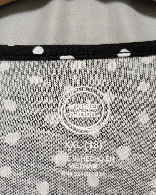 Wonder Nation Black Colour For Women Top XXL