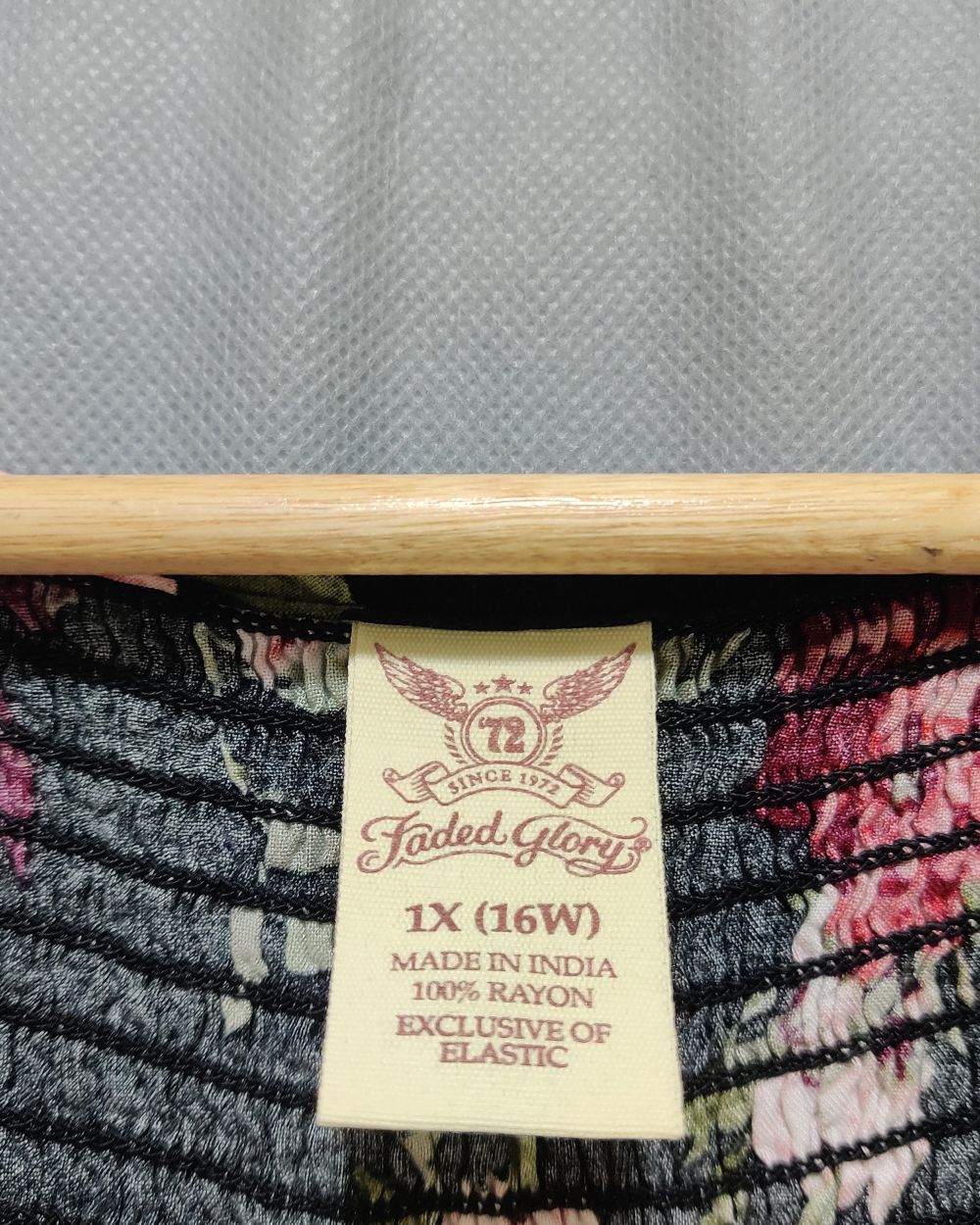 Faded Glory Black For Women Top L