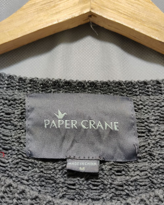 Paper Crane Gray For Women Sweater M