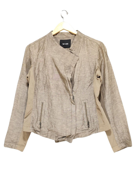 Nic Zoe Gray Coat For Women M