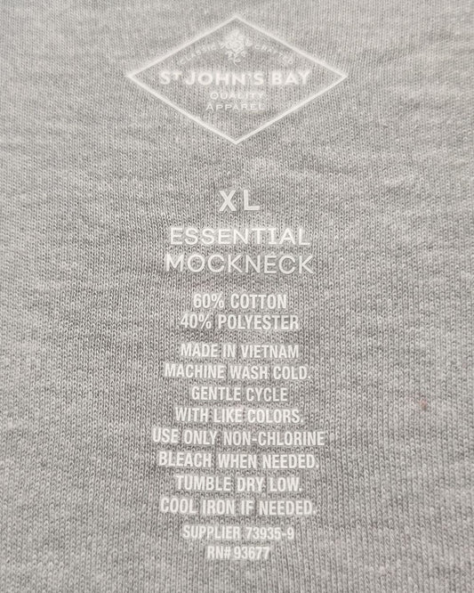 St John's Bay Gray Sweatshirt For Women XL