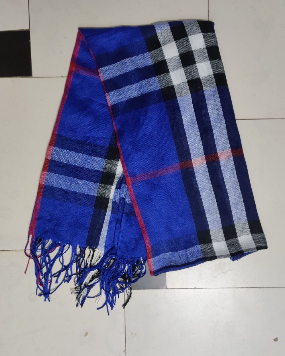 Thrift Queen Blue Scarf For Women