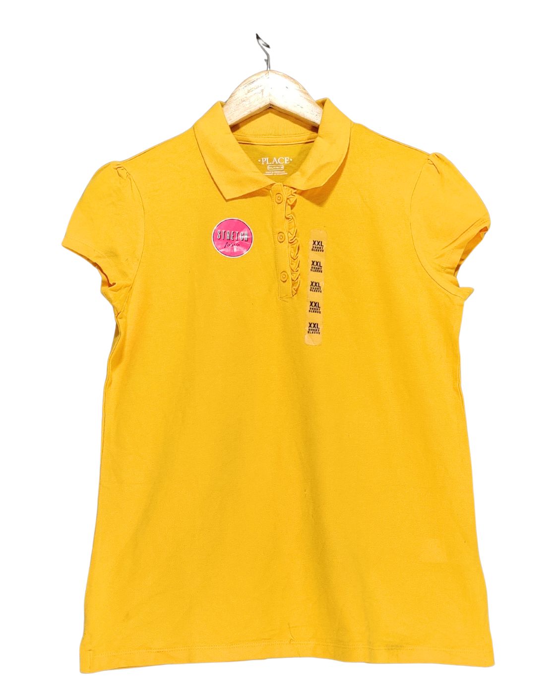 Place Yellow Polo T Shirt For Women M