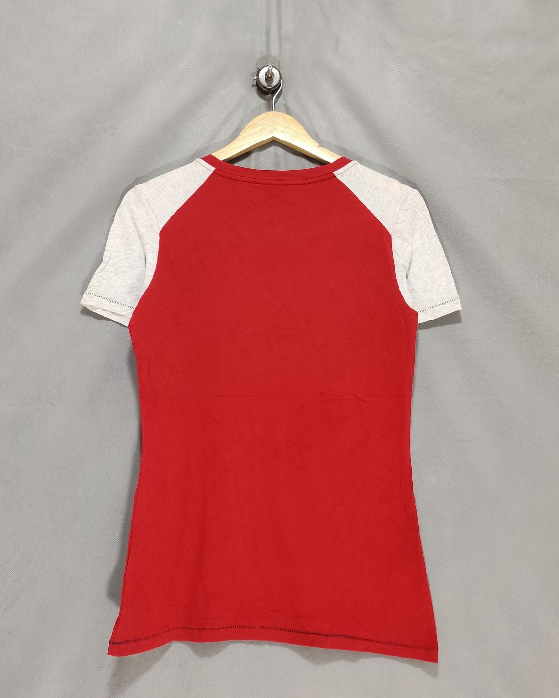 Nike Red Cotton T Shirt For Women M