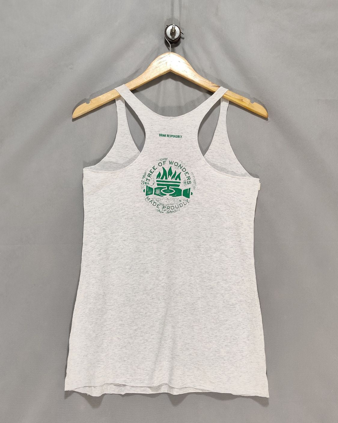 Next Level White Cotton Vest T Shirt For Women S