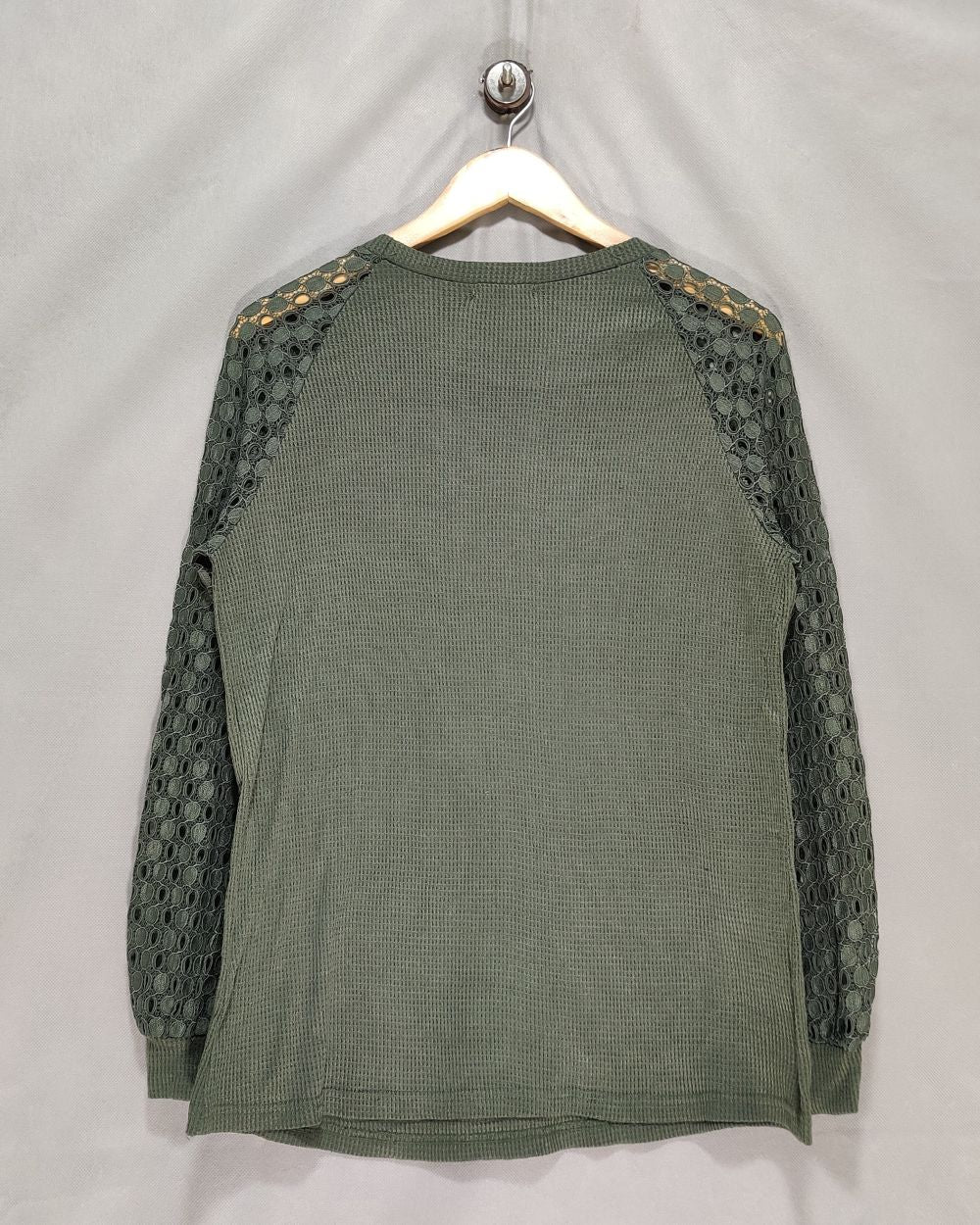 Super Look Green Sweater For Women S
