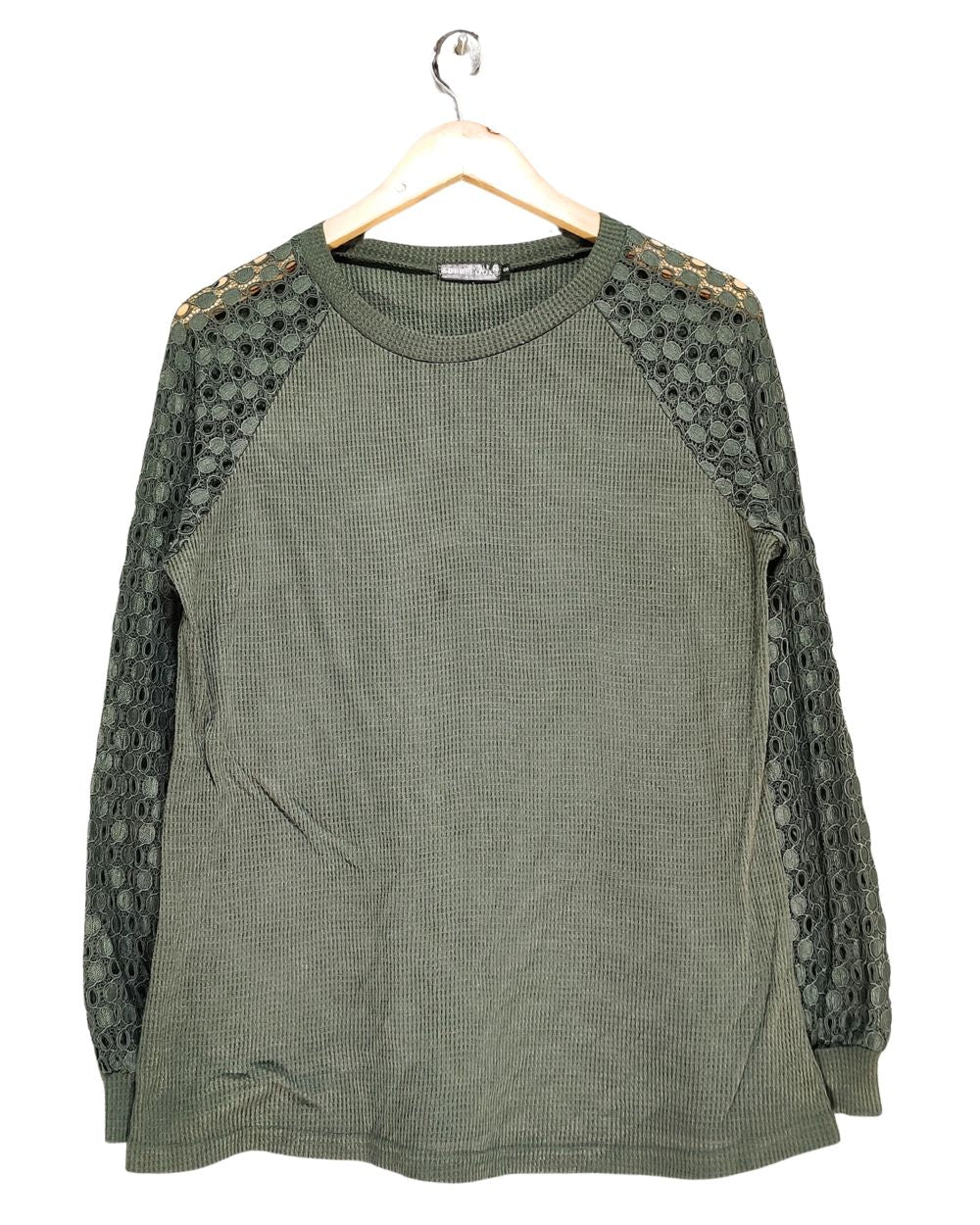 Super Look Green Sweater For Women S