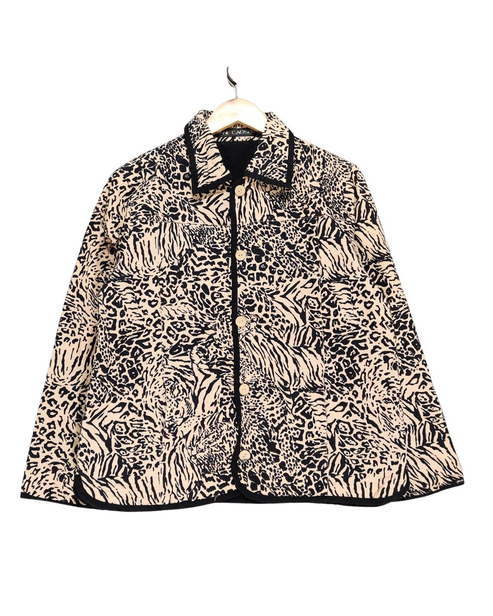 Anne Carson Leopard Print For Women Jacket M