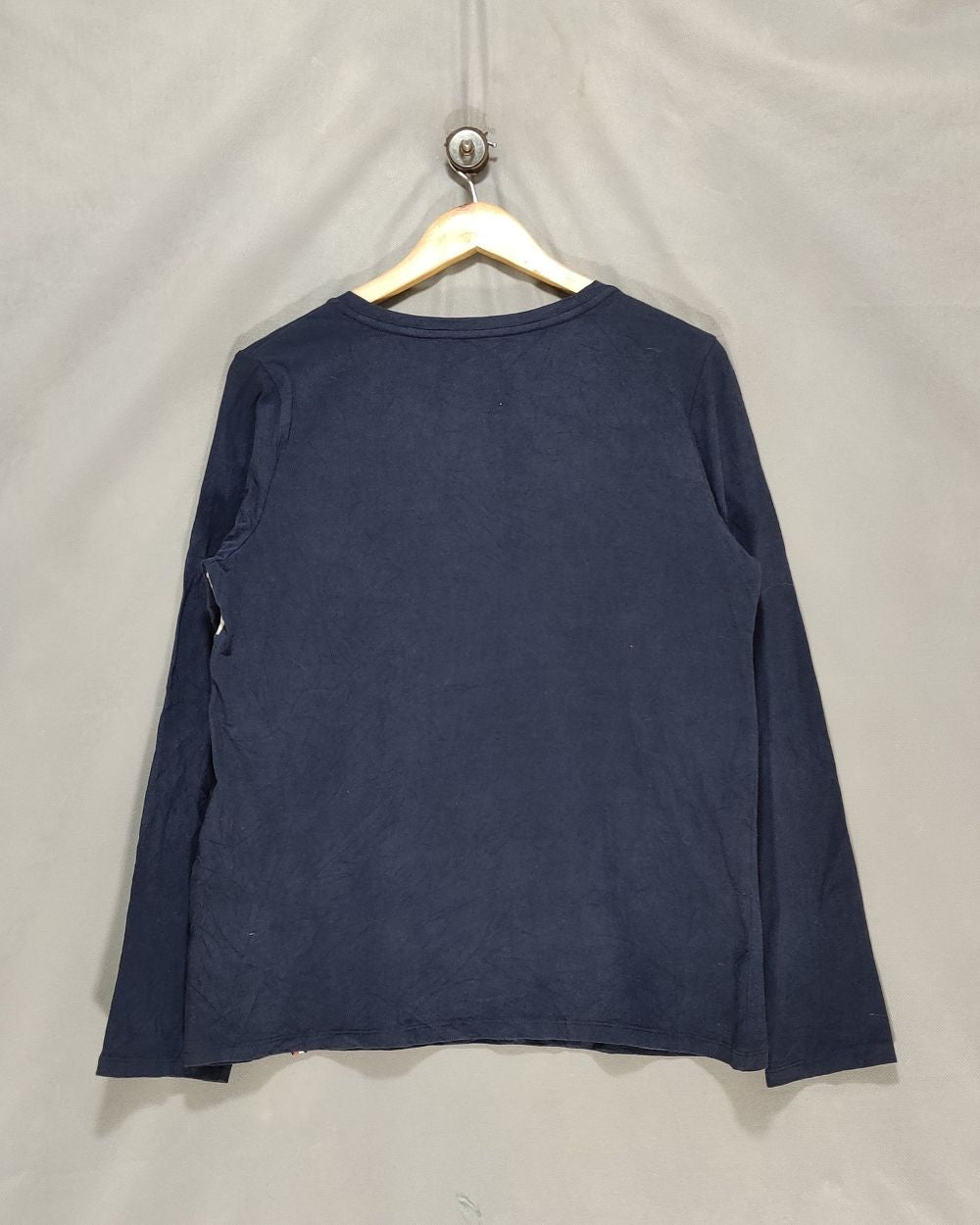 Tommy Hilfiger Black Cotton T Shirt For Women L