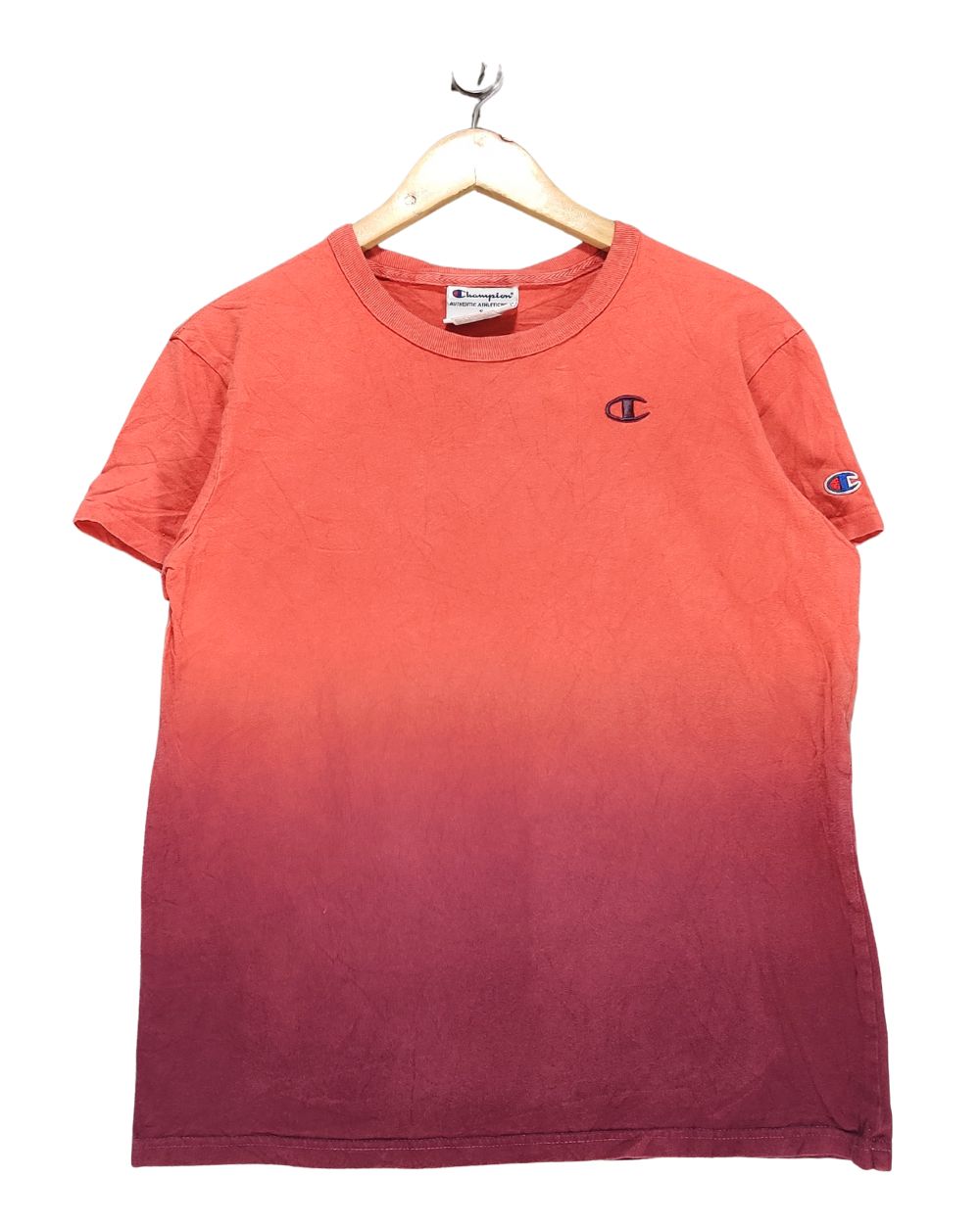 Champion Orange Cotton T Shirt For Women S