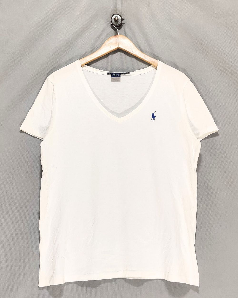 Polo Ralph Lauren White Cotton T Shirt For Women XL