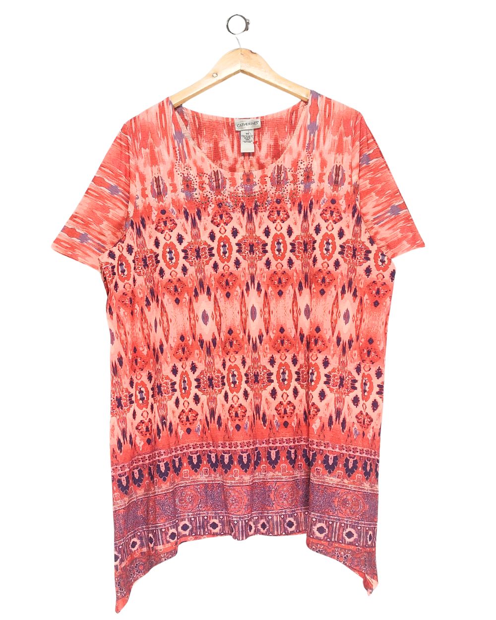 Catherines Red For Women Top XL